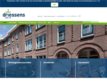 Tablet Screenshot of driessens.nl